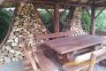 Wyroby ogrodowe z litych bali /Wyroby ogrodowe z trzciny wodnej